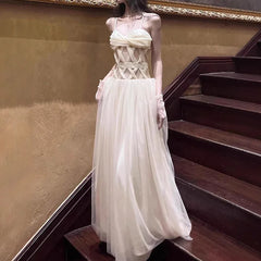 Lunivop Fashion Women Dress Solid Color Sleeveless Strapless Female Summer Birthday Party Dresses New Tide