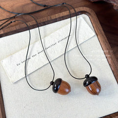 Lunivop Vintage Fruit Pendant Necklace for Women Design That Can Open Sweater Chain Ethnic Style Accessories