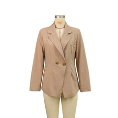 Lunivop Long Sleeve Women Elegant double-breasted classic Blazer Lady Outerwears Turn-Down Collar Winter Commute Suit Jacket
