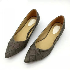 Lunivop Women's Pointed Toe Pumps Spring Autumn Shallow Slip On Women Low Heel Pumps Office Lady Casual Single Shoes