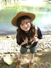 Lunivop Women T Shirts Cartoon Dog Vintage Short Sleeve Loose Fashion O Neck Y2k Tops Female Casual Tshirt Sweet Funny Chic