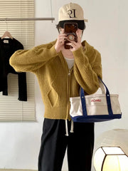 Lunivop Women Zip Up Knit Cardigan Hooded Zipper Front Sweater Jacket Hoodie Teen-girl Fall Winter Casual Outfit