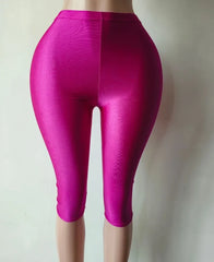 Lunivop Solid Skinny Calf-length Pants Elastic High Waist Stretchy Slim Fit Leggings Women Fashion Casual All Matching Trousers Bottoms