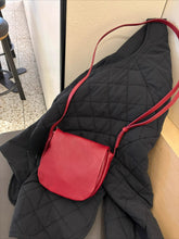 Lunivop Versatile Commuting Single Shoulder Crossbody Saddle Bags for Women New Retro Mini Red Mobile Phone Bag
