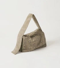 Lunivop Rivet Decoration Large Shoulder Bag Crossbody Bags