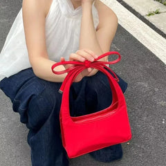 Lunivop Vintage Red Hand Bag Purse Women New Sweet Cool Hot Girls Portable Handle Wallets Female Retro Cute Y2k Bags Aesthetic