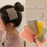 Lunivop 10Pcs Solid Color Bangs Magic Paste Posts Hair Sticker Clip Women Wash Face Makeup Velcro Patch Hair Accessories Styling Tools