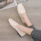 Lunivop Square Toe Moccasins Woman Flats Office Loafers Shoes for Women Black White Low Price Korean Style Summer Chic and Elegant