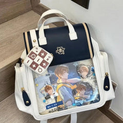 Lunivop Transparent Ita Bag Backpack Women Harajuku Aesthetic JK Uniform Mochila Schoolbag Female Large Capacity Backpacks