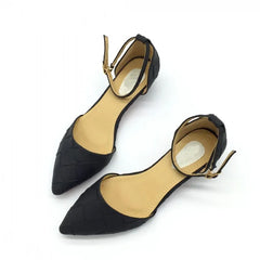 Lunivop Vintage PU Women D'Orsay Flats Shoes Sexy Pointed Toe Woman Casual Low Heel Basic Flats Casual Loafers Gray