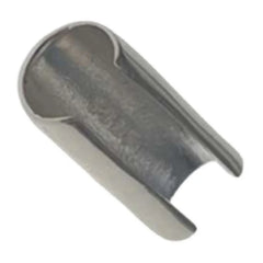 Lunivop INS Trendy Glossy Silver Plated Copper Long Tube Ear Clip for Women Minimalist Niche Design Jewelry Accessories