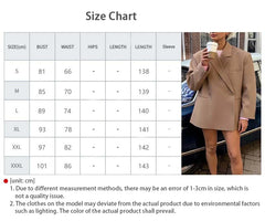 Lunivop BKLD Women's Trend Jackets Blazers Long Sleeved Loose Fitting Notched Button Up Solid Elegant Suit Coat New Commuting Streetwear