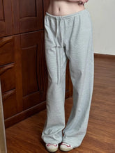 Lunivop American High Street Casual Pants Women Winter New Loose Straight Leg Wide Leg Pants Bla White Stripes Casual Trousers