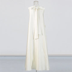 Lunivop Elegant Beautiful Women Dress 3D Floral Embroidered Flares Design Loose Sleeveless Summer Dresses