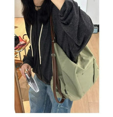 Lunivop Large Capacity Single Shoulder Backpack Ins Style Commuting Tote Bag