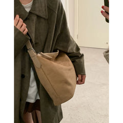 Lunivop New Korean Retro Fashion Shoulder Versatile Commuter Tote Bags Autumn and Winter Underarm Bag for Women