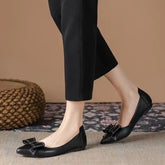 Lunivop Office Leather Casual Shoes for Women Slip-on Black Chic and Elegant Genuine Mark High Quality Fashion Luxury Brand Woman Flats
