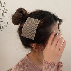 Lunivop 10Pcs Solid Color Bangs Magic Paste Posts Hair Sticker Clip Women Wash Face Makeup Velcro Patch Hair Accessories Styling Tools