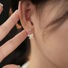 Lunivop INS Trendy Silvery Golden Plated Earrings for Women Glossy Jewelry Sweet Cool Temperament Accessories