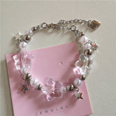 Lunivop Gothic Cute Harajuku Acrylic Star Pearl Beaded Bracelet For Women Girl Aesthetic Charm Y2k EMO Vintage Jewelry Scene Accessories