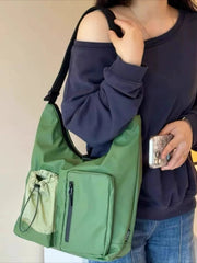 Lunivop Korean Tote One Shoulder Large Bags for Women in Winter New Retro Large Capacity Underarm Bag
