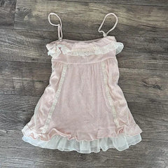 Lunivop Sweet Summer Constrast Color Spliced Lace Sling Camisole Y2k All Match Korean Temperament Women Clothes Harajuku A-line Tank Top