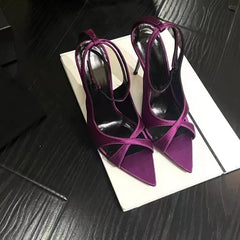 Lunivop Sexy Super High Heels Women New Pointed Fish Mouth Women Sandals Fashion Thin Heel Sandals Shoes for Women Sandalias De Mujer