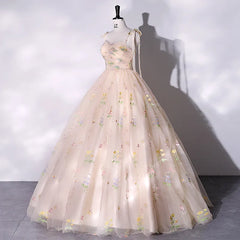 Lunivop Quinceanera Wedding Dresses Fashion Spaghetti Strap Floor-length Ball Gown Dress Sweet Embroidered Flowers Long Prom Dresses