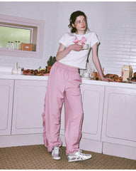 Lunivop South Korea's original niche design 2024 summer Spice girls short top bow round neck short-sleeved T-shirt sweet and spicy girl