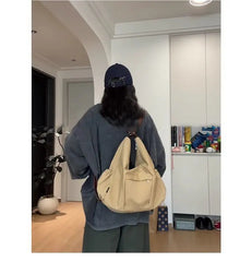 Lunivop Large Capacity Single Shoulder Backpack Ins Style Commuting Tote Bag