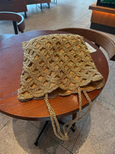 Lunivop Beach Vacation Grass Woven Bag Women's Niche Gold Thread New Bags