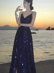 Lunivop Sexy Slim Luxury Gown Evening Dresses Elegant Backless V-Neck Split Party Dress Fashion Robe Birthday Party Autumn Spring New