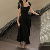 Lunivop Fashion Women Dress Sleeveless Square Collar Solid Color Female Summer Party Dresses New Tide