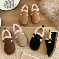 Lunivop Autumn Winter Women Shoes Casual Flats Women Moccasins Soft Loafers Fashion Warm Plush Slip on Female Cotton Shoes
