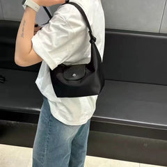 Lunivop Nylon Crossbody Bag Women's Casual Commuter Bag Faionable Versatile Single oulder Sling Bag Simple Design 2025 New Sle