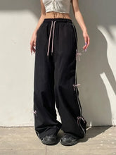 Lunivop Y2k 2000s Vintage Baggy Sweatpants Woman Korean Fashion Harajuku Pants Oversized Streetwear Casual Gyaru Trousers Bows