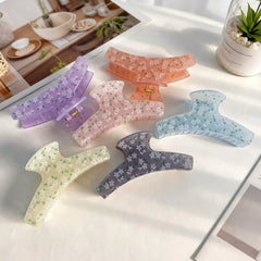 Lunivop 3-Piece Floral Print Hair Clips, Elegant Hair Accessories for Women, Perfect for Travel and Gifts