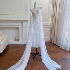 Lunivop Not Return And Refund Spring New Metal Flower Women's Gown Dress Solid Pleated Elegant Party Dresses Female