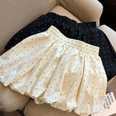 Lunivop Polka Dot Bud Casual Femme Pantalones Ball Gown Short Korea Chic Shorts for Women Slim Exquisite Elegant Casual Pantalon