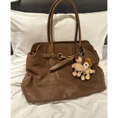 Lunivop Large Capacity Brown Tote Bag Women Autumn Winter Vintage Leather Shoulder Bags Female Vintage Casual Handbag Aesthetic