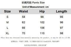 Lunivop Autumn/winter American Sweatshirt Hip-hop punk style pants High street Harajuku emo style subculture Loose casual long pant