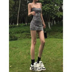 Lunivop Y2k Millenia Vintage Print Sexy Slip Dress Slim Street Style Show Body Fashion Sexy Strapless Slip Mini Skirt Slim Top For Women
