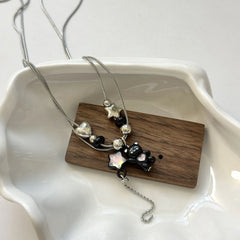 Lunivop Love Bear Star Tassel Necklace