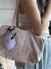 Lunivop Large Capaci Canvas Nylon Single oulder Bag for Women Commuter Handbag 2024 New Sle Office Work Commuting Handbag