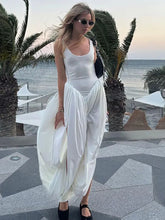 Lunivop Sexy High Slit Maxi Dress For Women Black Sleeveless High Waist Dress Female Summer Skinny Elegant Party Clubwear 2024
