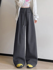 Lunivop Streetwear Y2K Women Sweatpants Vintage Loose Hip Hop Design Pant Casual Fall Winter High Waist American Retro Bf Trousers