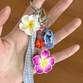 Lunivop Fashionable Summer Island Themed Slipper Bag Charm Keychain Accessory for Trendy Fashion Enthusiasts and Travelers