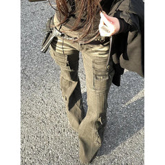 Lunivop NEW Black High Waist Women Jeans Hip-hop Fashion Vintage Streetwear Y2K Wide Leg Jean Female Trouser Baggy Gradient Denim Pants