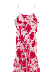 Lunivop Chic Printed Sleeveless Women Sling Maxi Dress Sexy Backless High Waist Slim Vestidos Summer New Lady Vacation Street Wears
