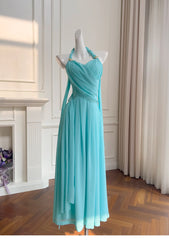 Lunivop Fashion Solid Color Dress Women's Halter Sleeveless Fold Waist Retraction Dresses 2025 Summer New Tide